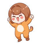 卡通小孩