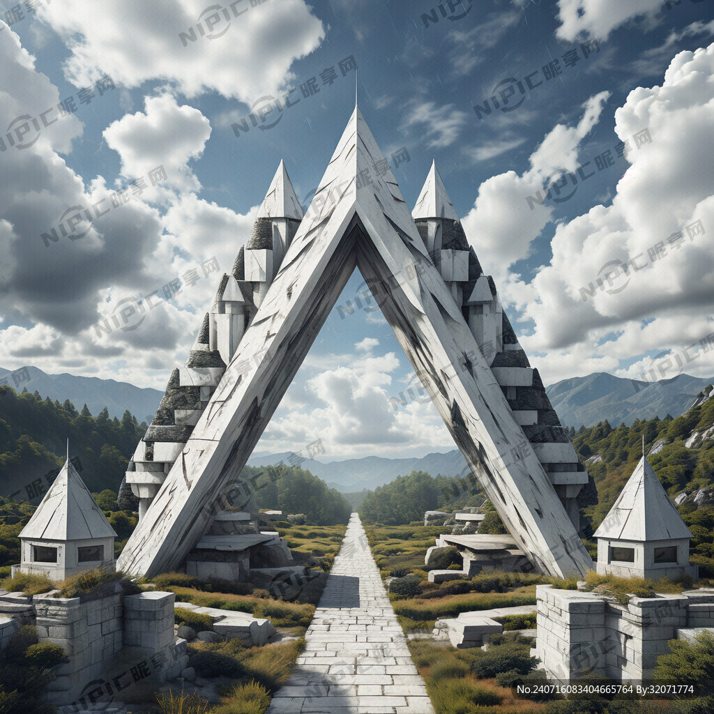 三角形白色精神堡垒