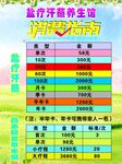 盐疗汗蒸理疗价格表