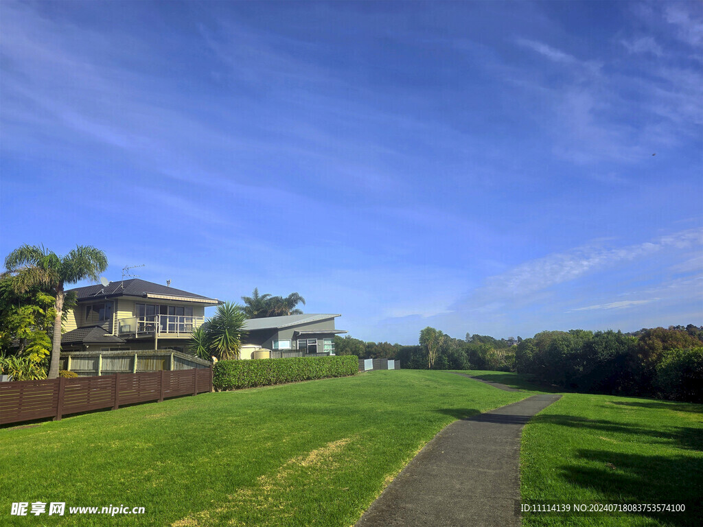 奥克兰海边小镇风景