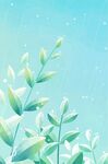 唯美清新春天雨景插画