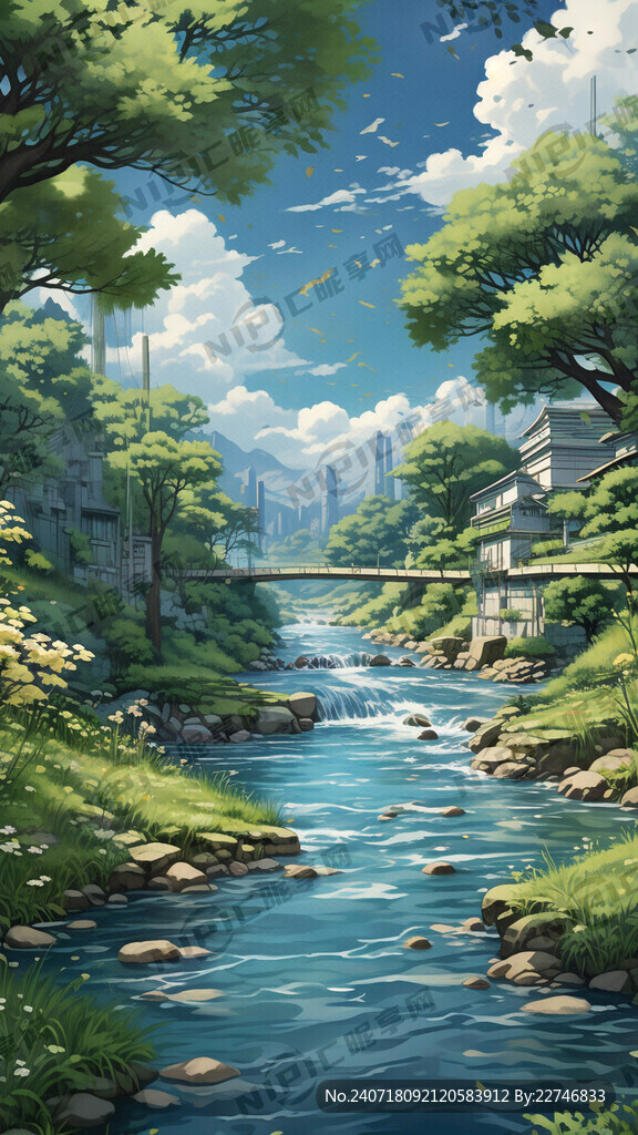 河 动漫风