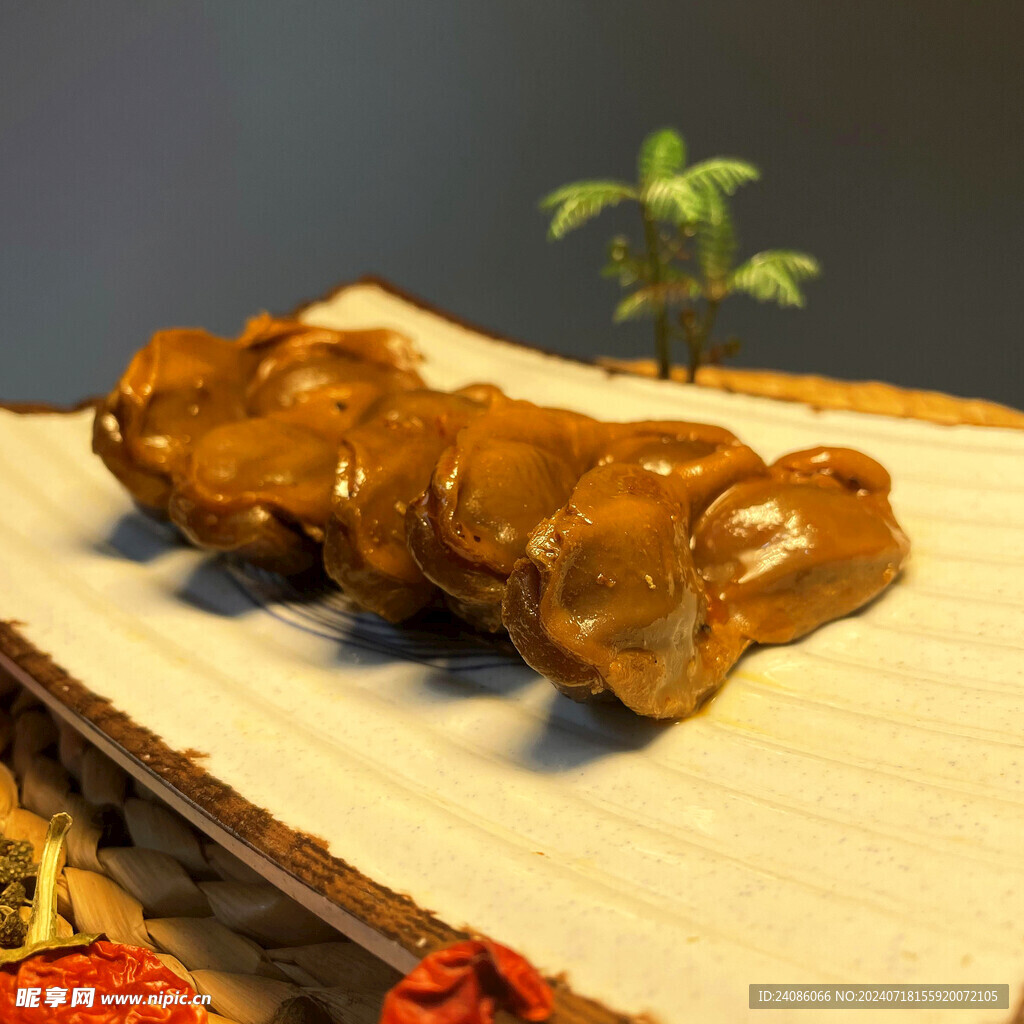卤鸡胗图