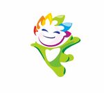 绿色花朵吉祥物