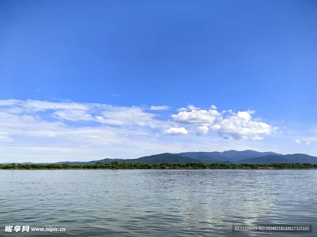 天空江景