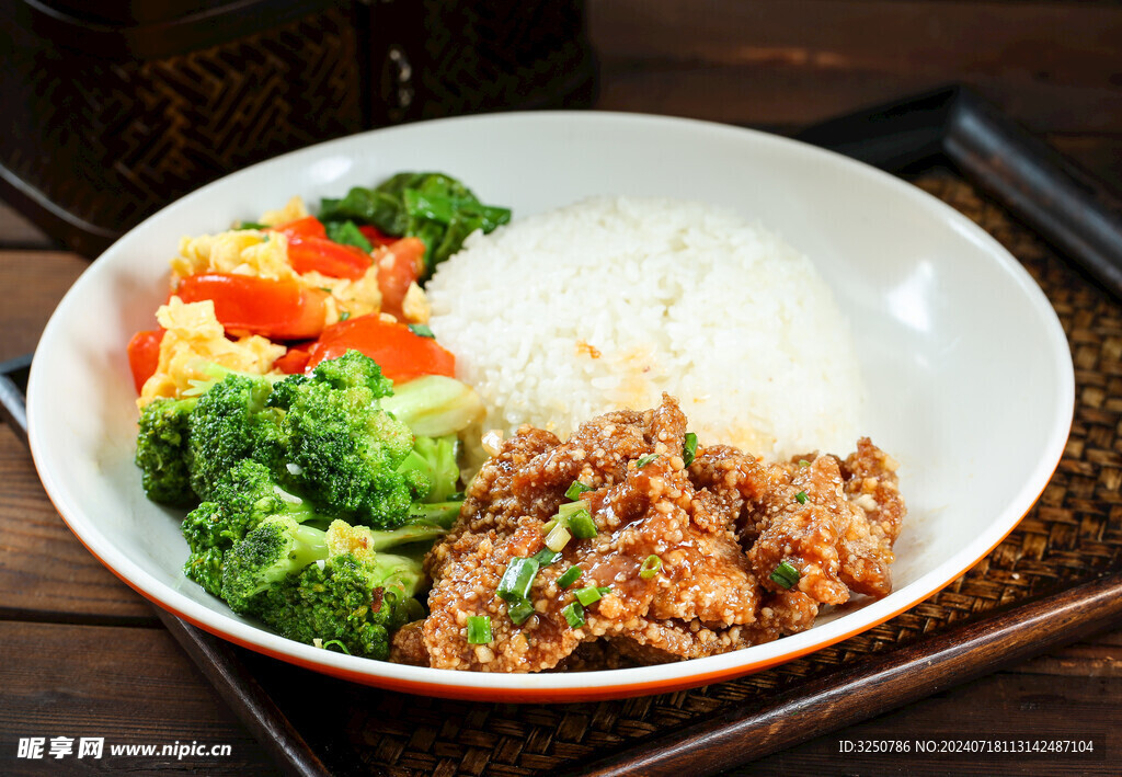 蒜香肉套餐