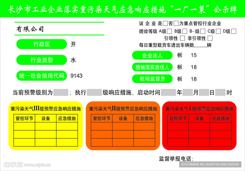 一厂一策