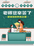 教师节海报          