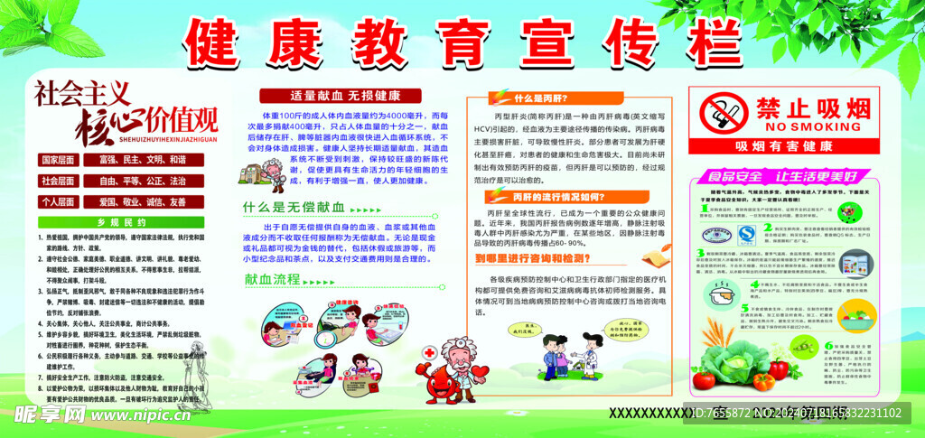 健康教育宣传栏 