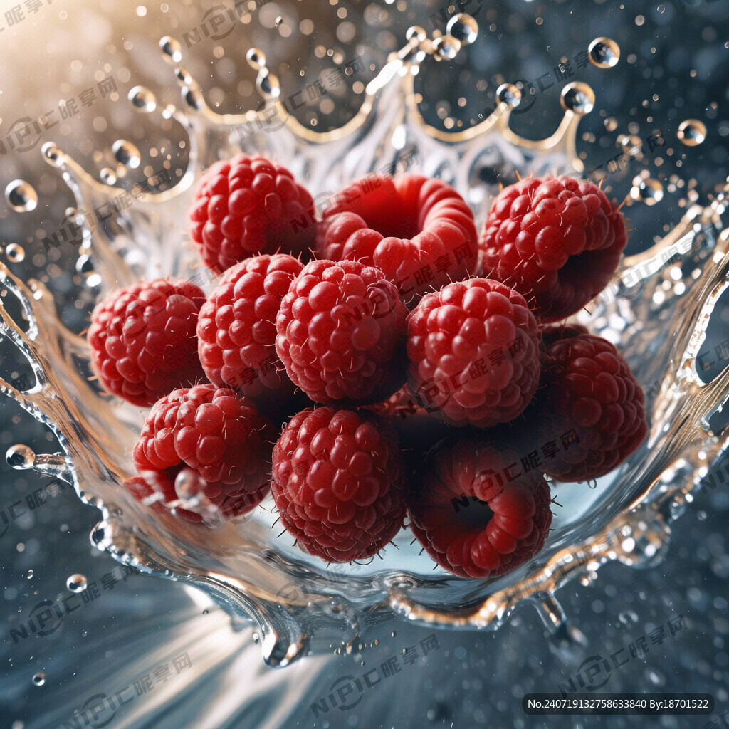 覆盆子 多 新鲜 爆汁 鲜亮