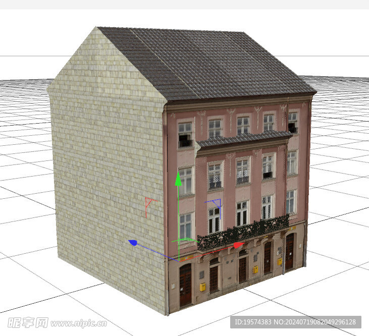 C4D模型 建筑物