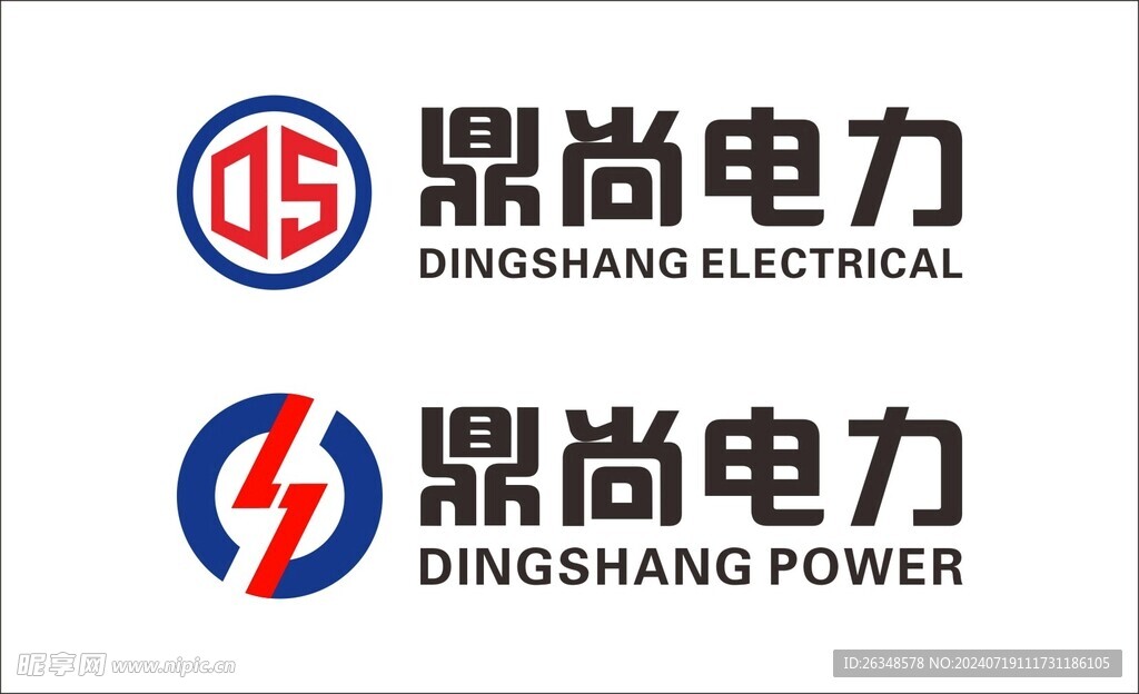 电力logo DS 字母