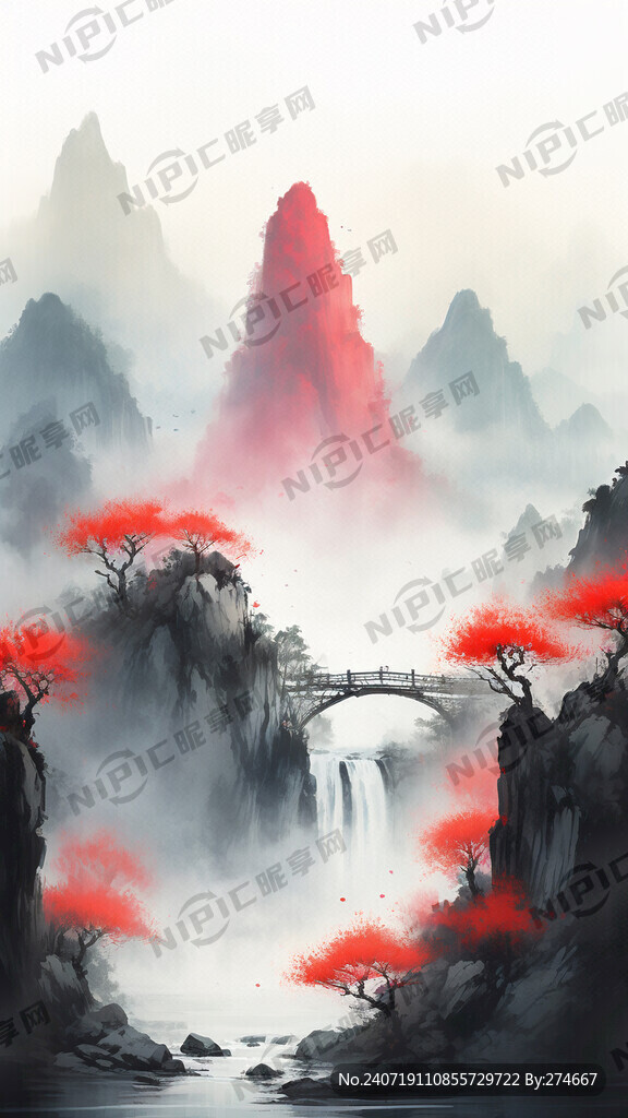中式风景 梅花 超高清