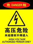 高压危险