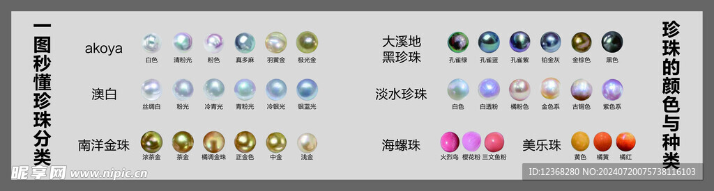 一图秒懂珍珠分类