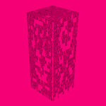 3D立体结构文字海报标题样机