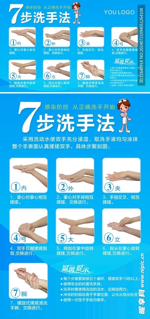 7步洗手法