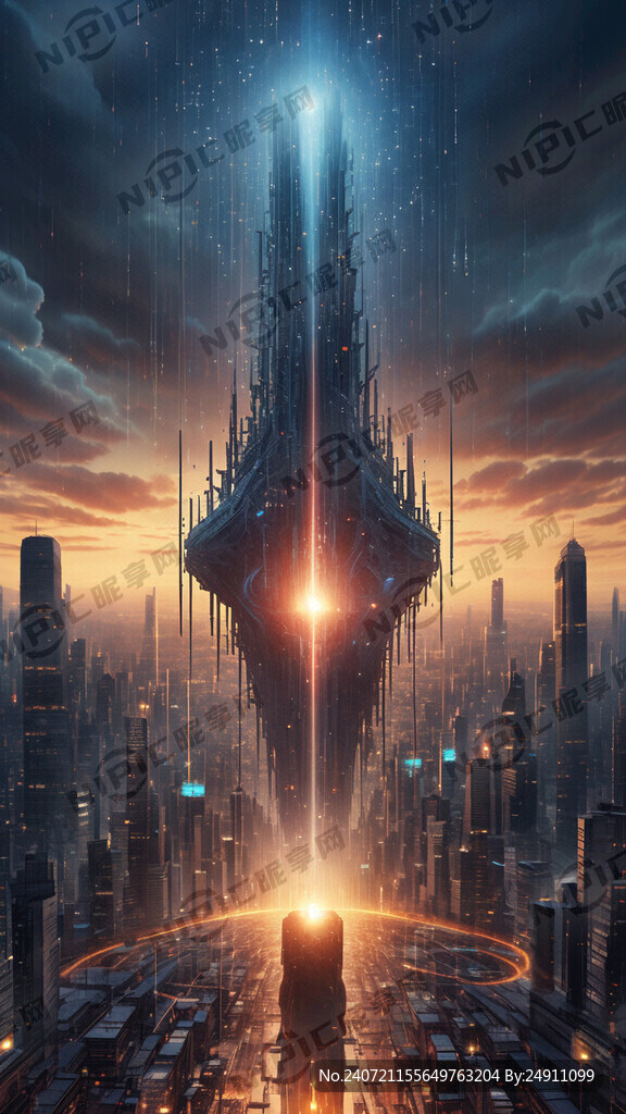 七边形立体图形 中间镂空