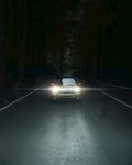 晚上开车
