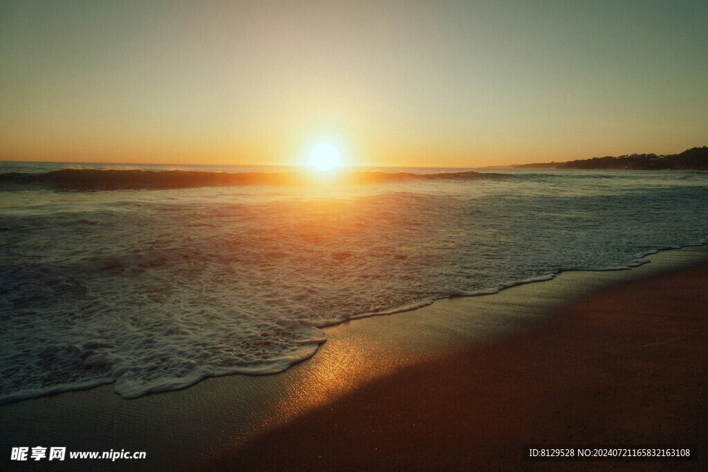 海边夕阳