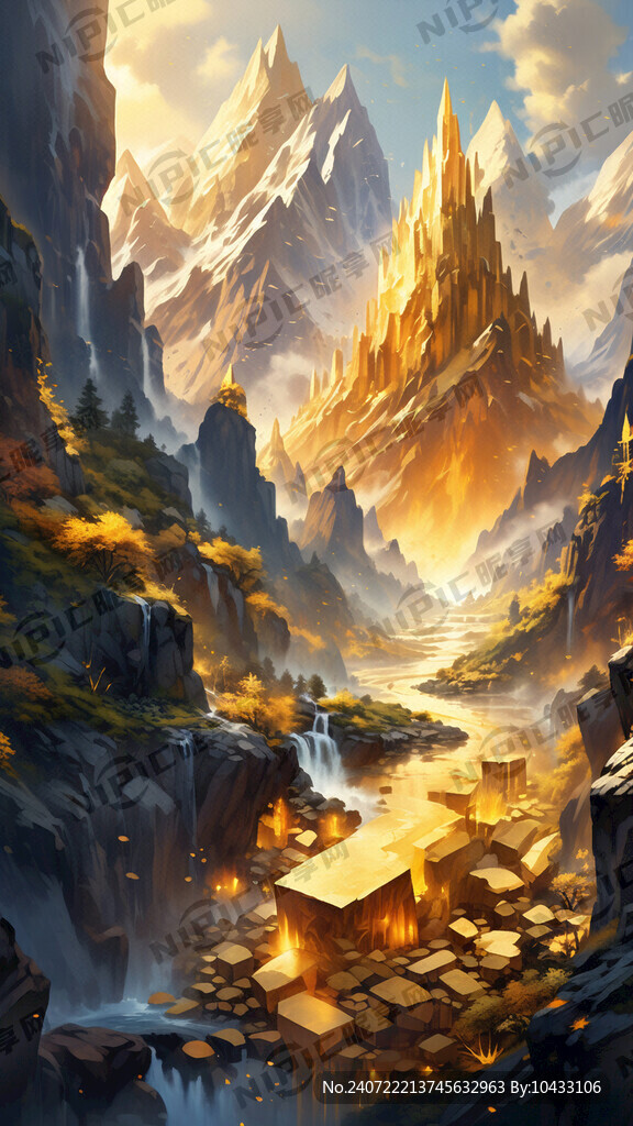 黄金  山野  和谐 仙境