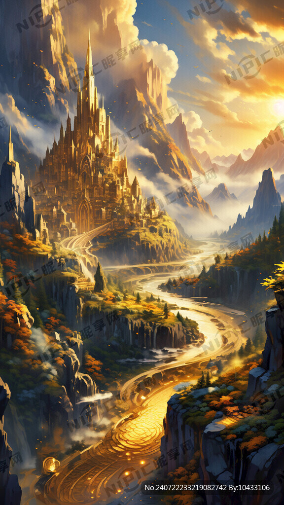 黄金  山野  和谐 仙境