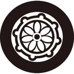 车轮圆形轮胎装饰轮子圆环