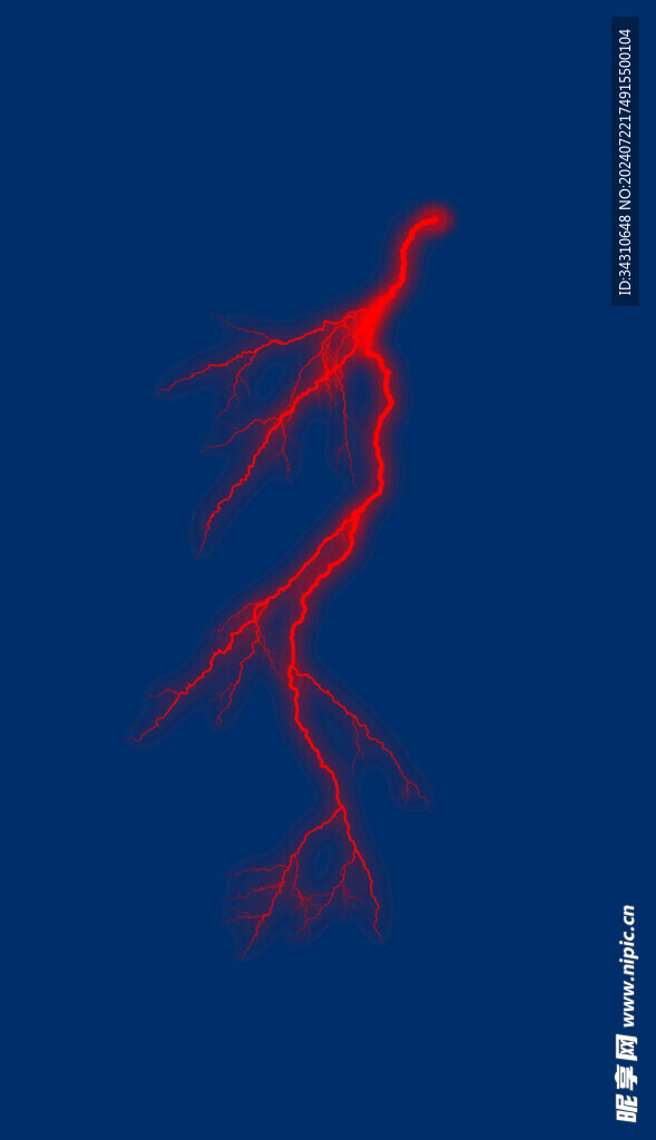 闪电雷电电闪雷鸣电流免抠元素