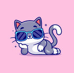 墨镜小猫