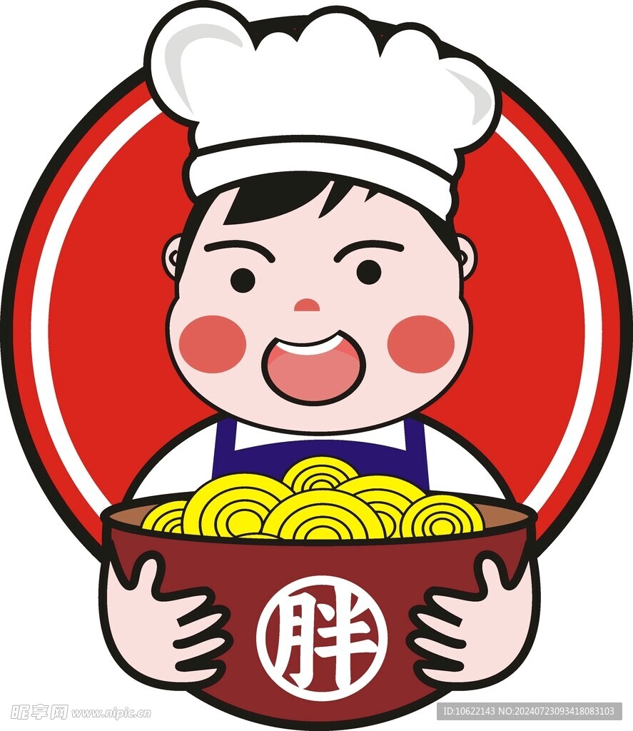 胖娃厨师LOGO