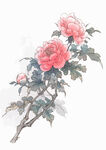 中式水墨画 
