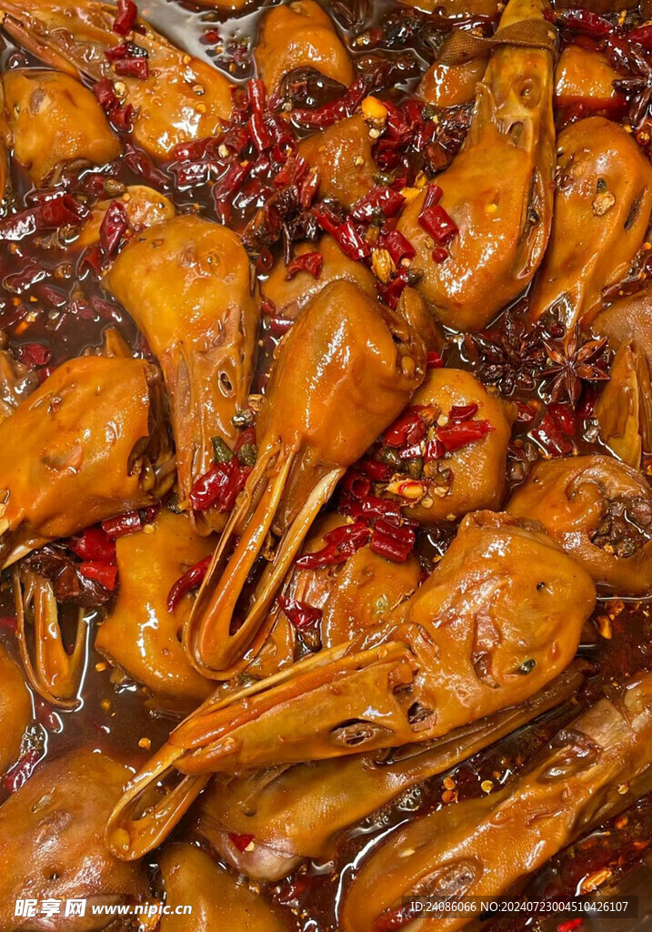 麻辣鸭头 