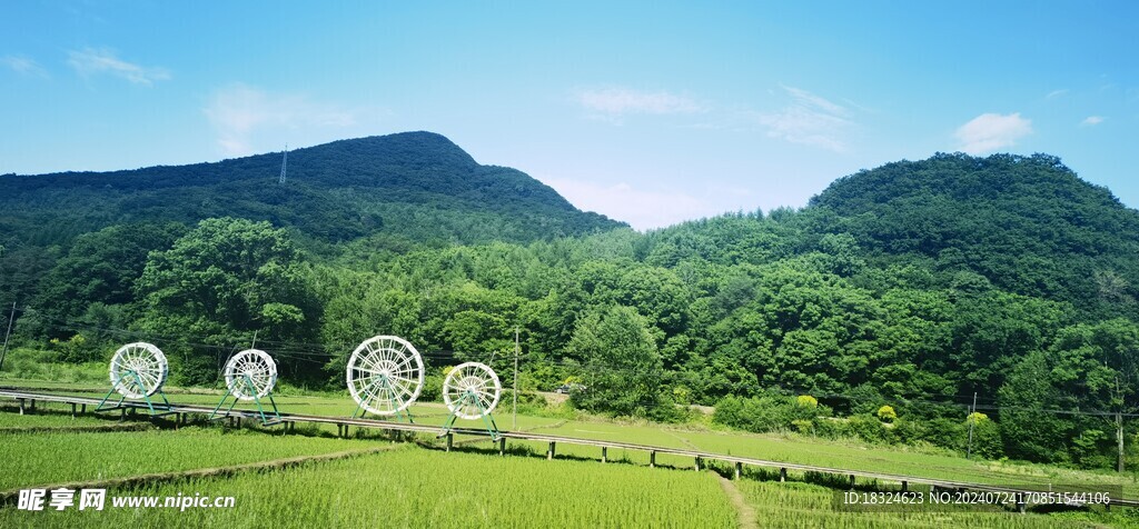 蓝天青山