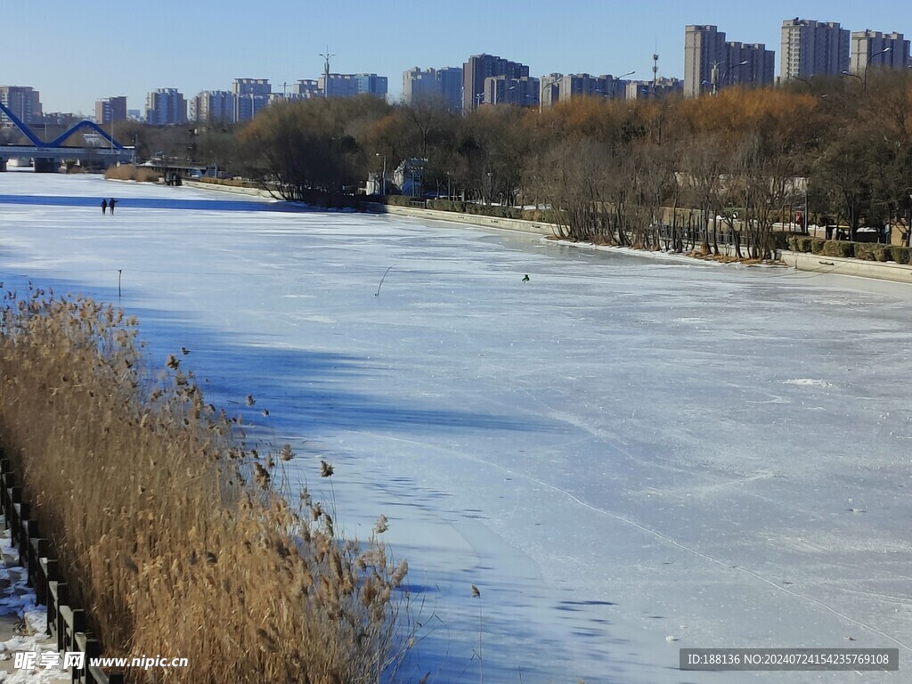 唐河 冰面