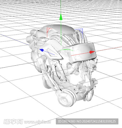 C4D模型 机器人