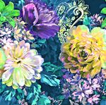 大菊花数码印花
