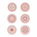传统花环中式传统古典吉祥纹