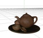 C4D模型 茶壶