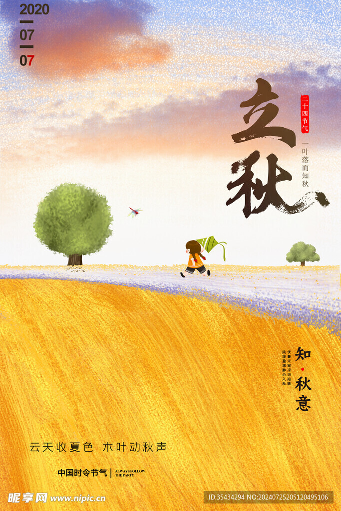 立秋稻田