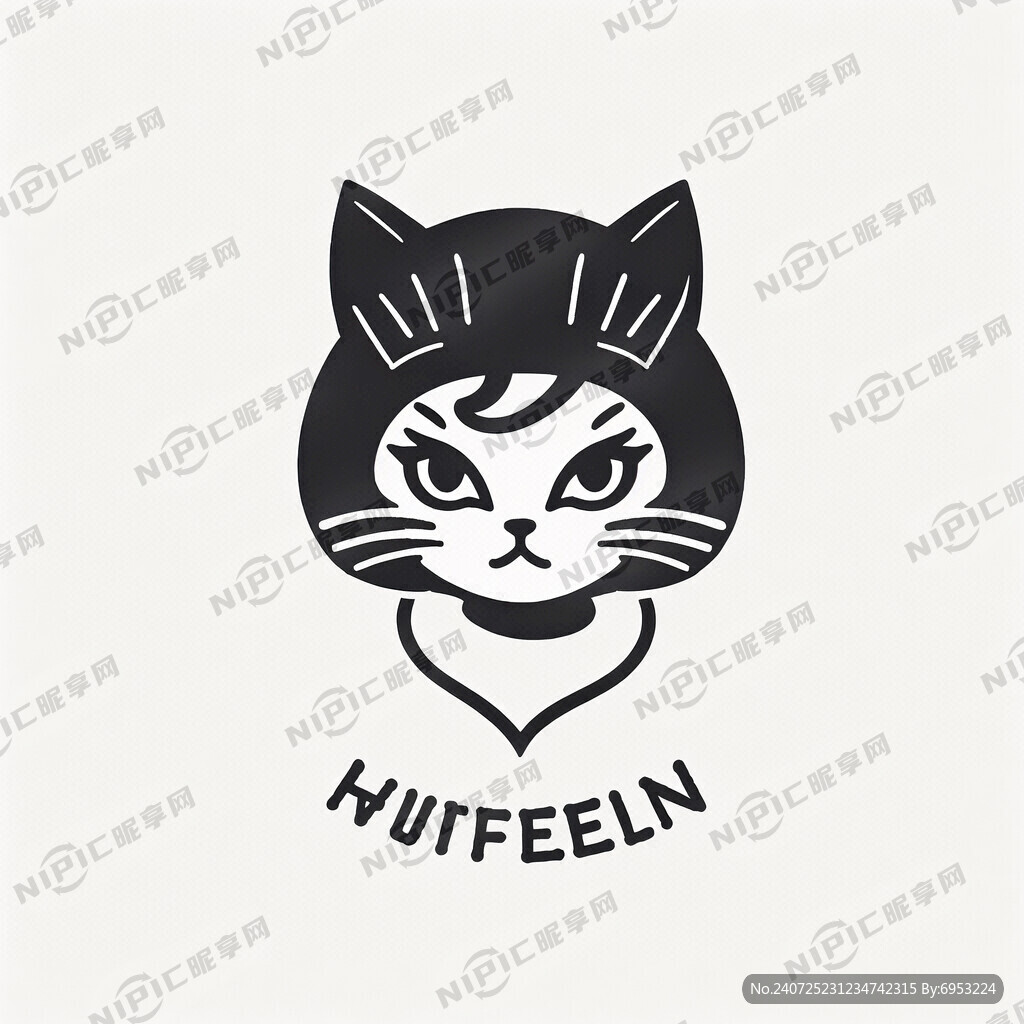 简约的标志 女装 猫咪