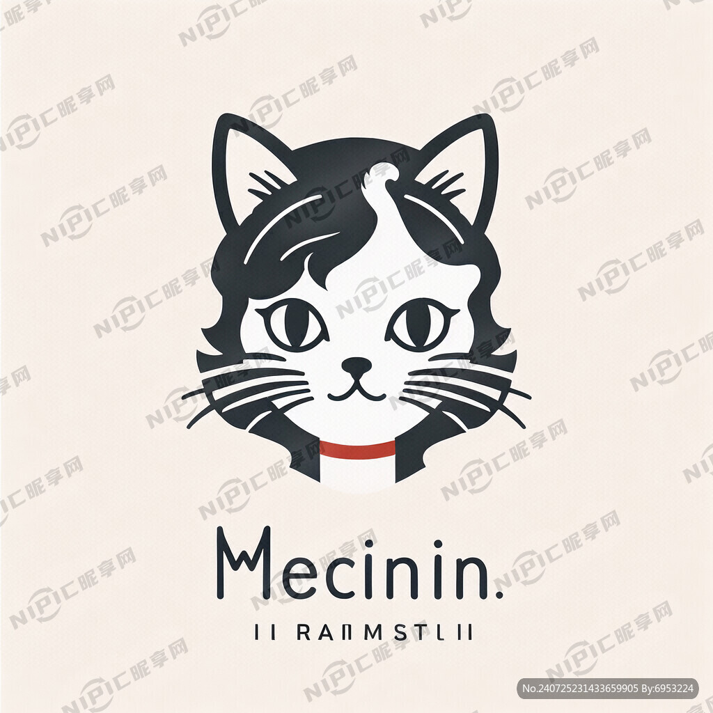 简约的标志 女装 猫咪 简单