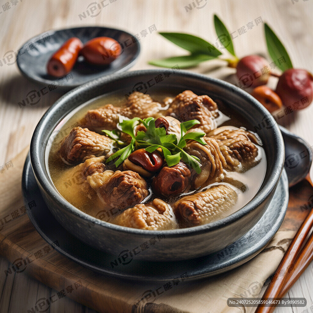 石橄榄炖排骨汤