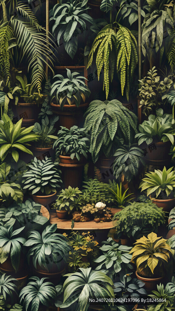 摆拍植物背景