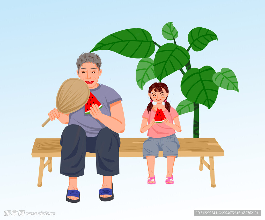  吃西瓜