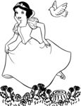 黑白卡通手绘        