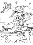 黑白卡通手绘       