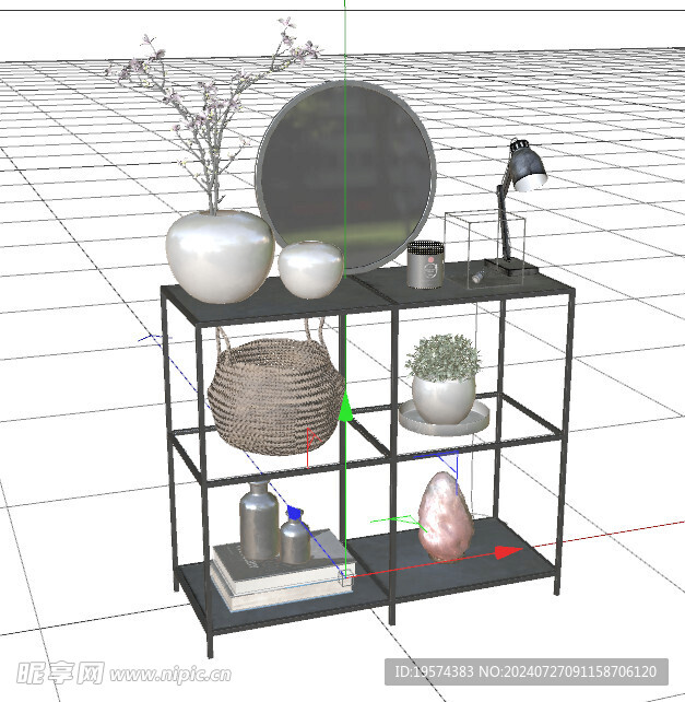 C4D模型 架子