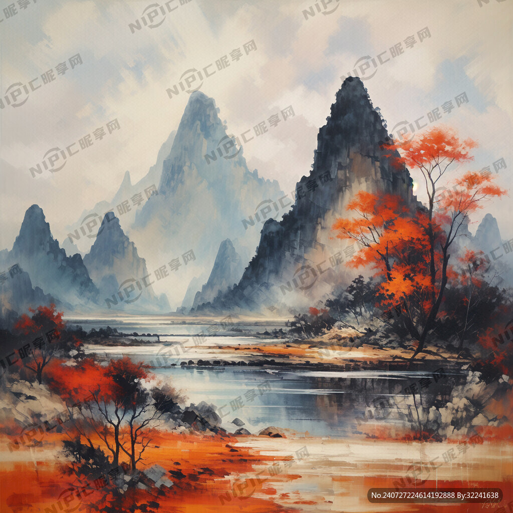 抽象油画