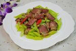 西芹腊肉