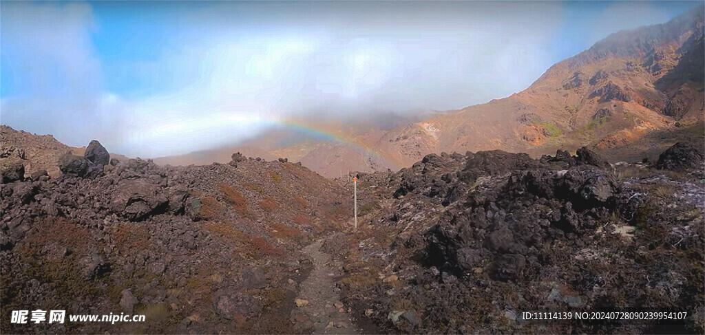 新西兰汤加里罗步道徒步风景